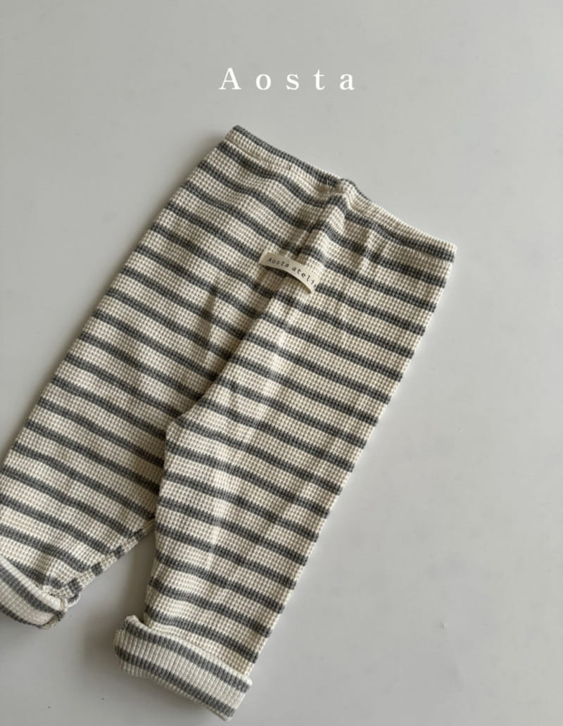 Aosta - Korean Baby Fashion - #babylifestyle - Waffle Leggings - 10
