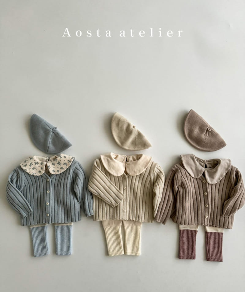 Aosta - Korean Baby Fashion - #babylifestyle - Circle Collar Tee - 9
