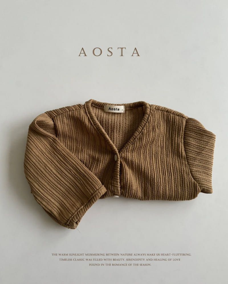 Aosta - Korean Baby Fashion - #babyoninstagram - Pleats Cardigan - 10