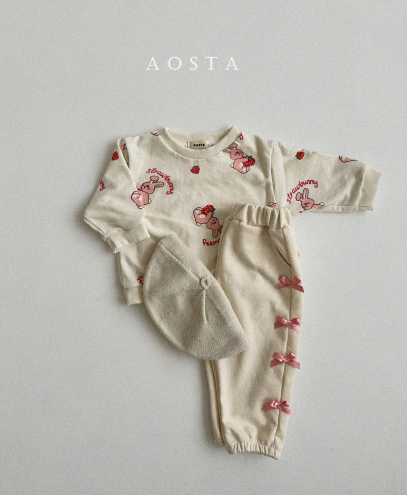 Aosta - Korean Baby Fashion - #babyoninstagram - Ribbon Jogger Pants - 6