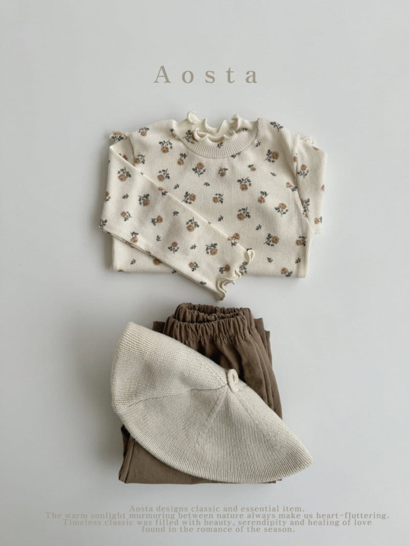 Aosta - Korean Baby Fashion - #babyoninstagram - Camellia Tee - 7