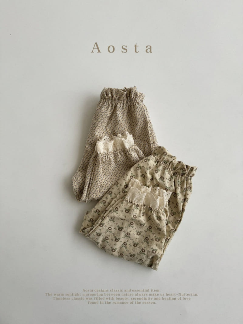 Aosta - Korean Baby Fashion - #babyoninstagram - Molly Lace Pants - 2