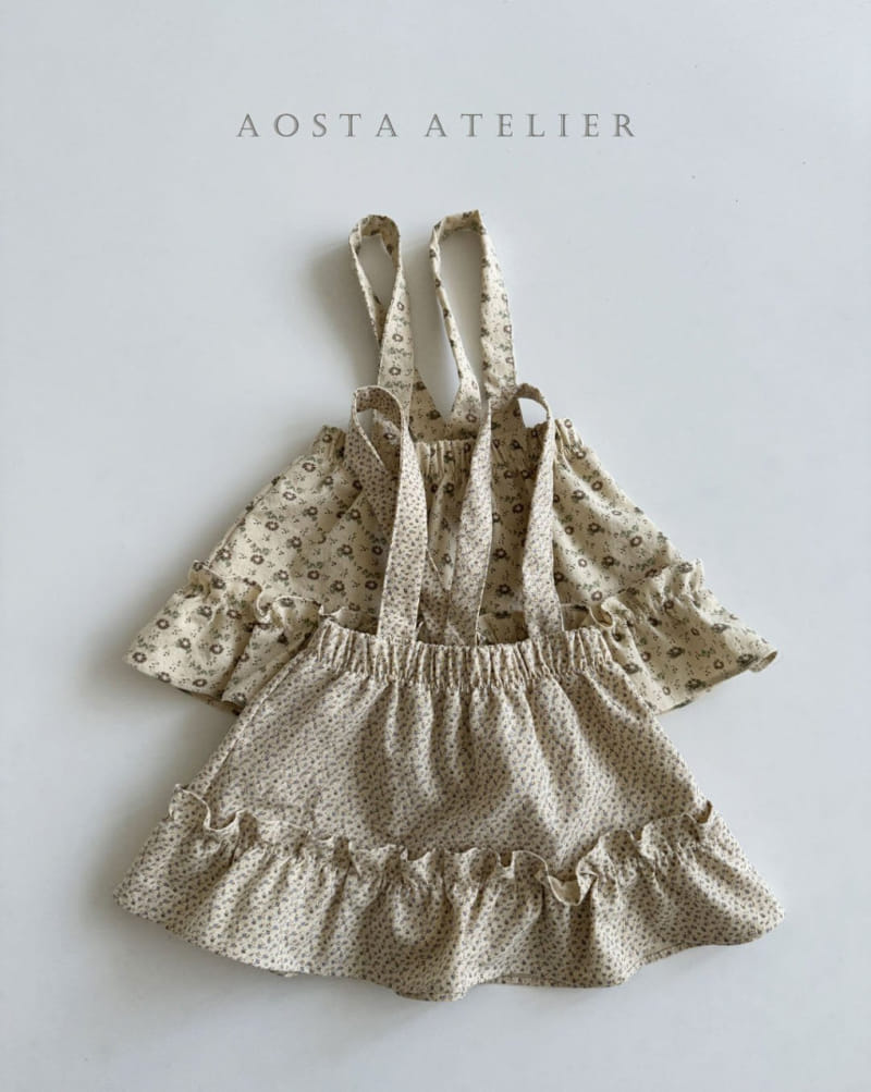 Aosta - Korean Baby Fashion - #babyoninstagram - Molly Dungarees Skirt - 3