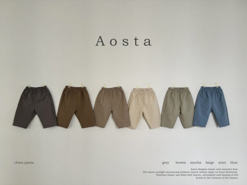Aosta - Korean Baby Fashion - #babyootd - Chino Pants