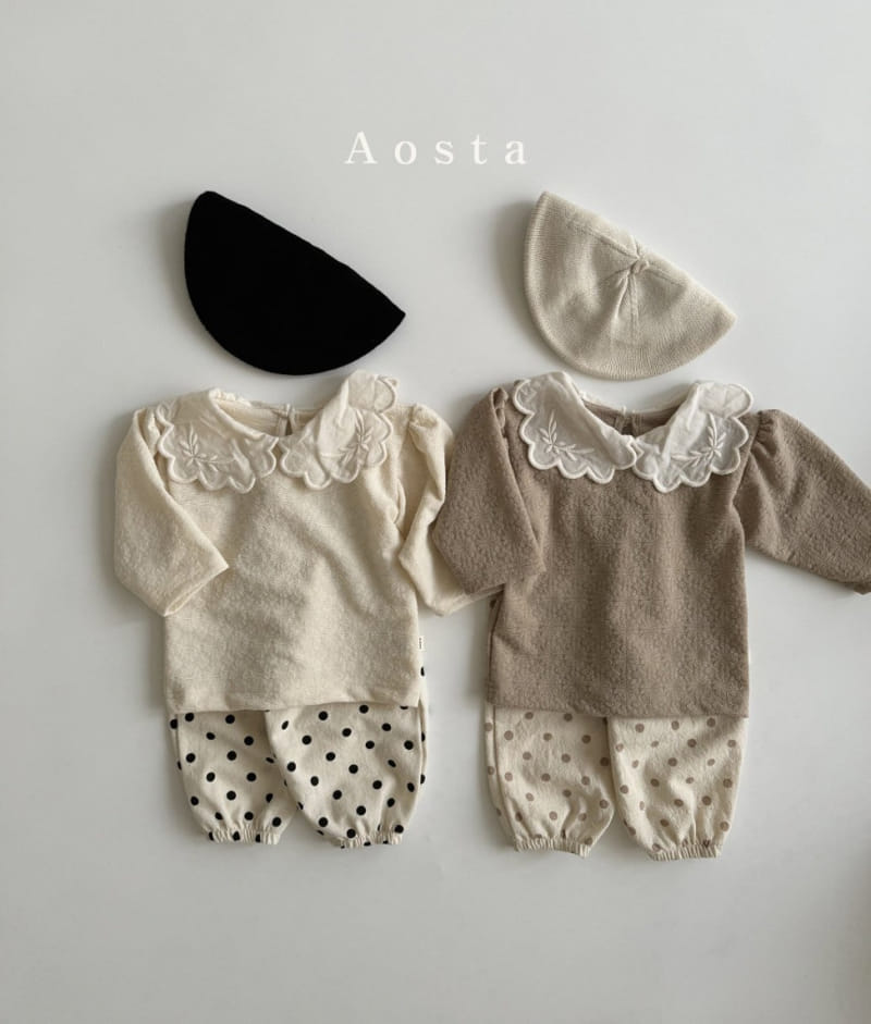 Aosta - Korean Baby Fashion - #babyootd - Cape Blouse - 5