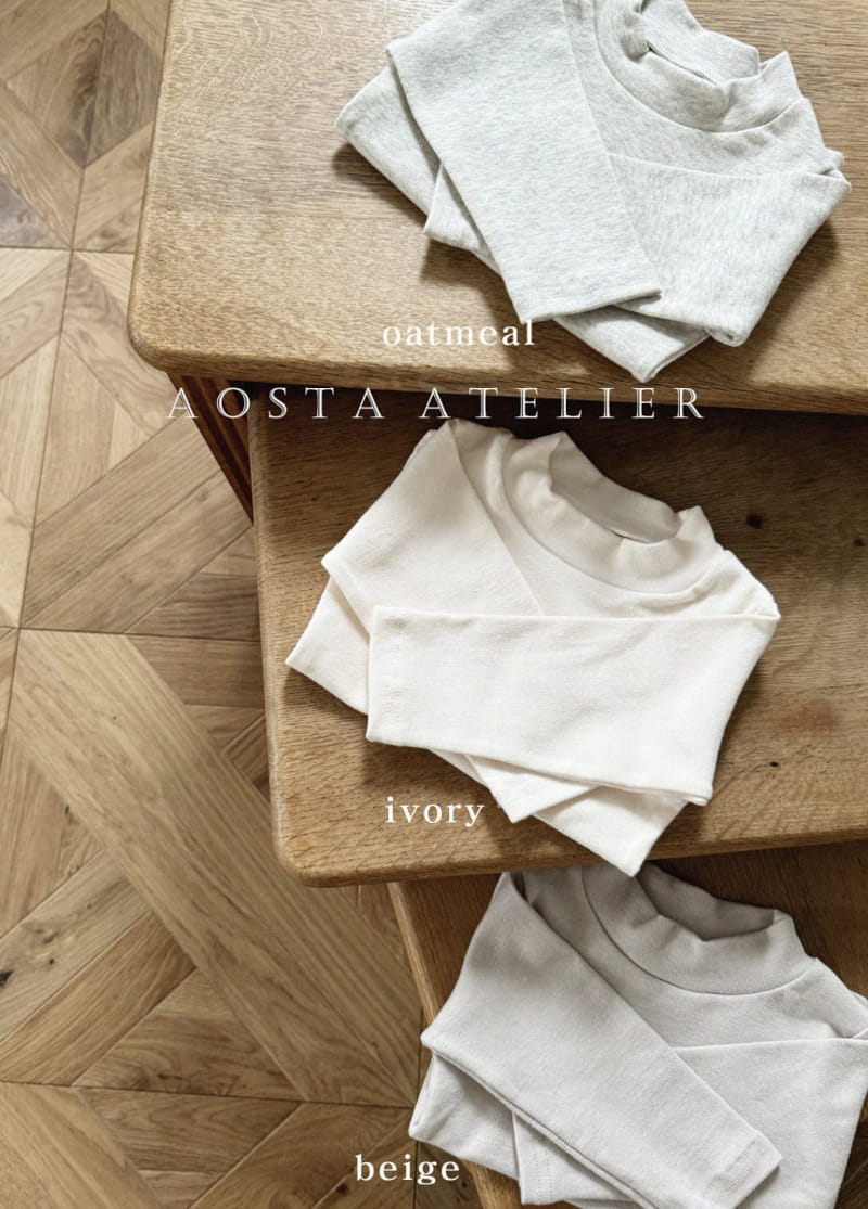 Aosta - Korean Baby Fashion - #babyootd - Spring Daily Turtleneck - 6