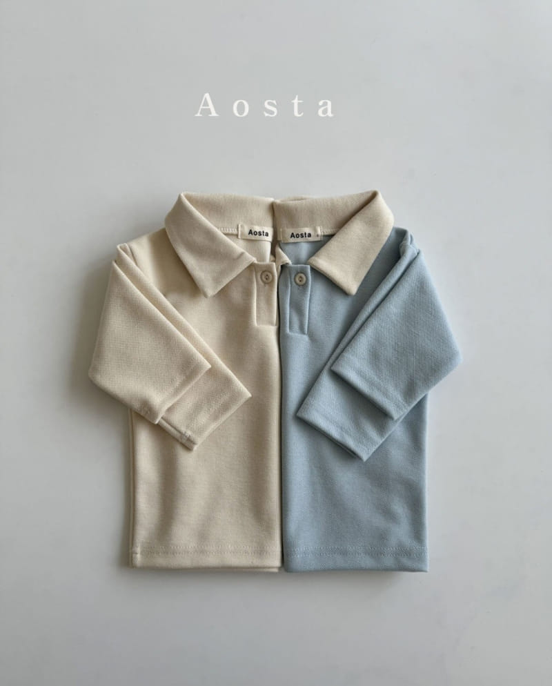 Aosta - Korean Baby Fashion - #babyoutfit - Pk Collar Tee
