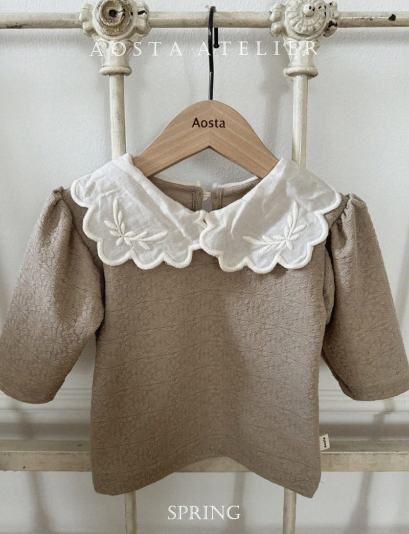 Aosta - Korean Baby Fashion - #babyoutfit - Cape Blouse - 6