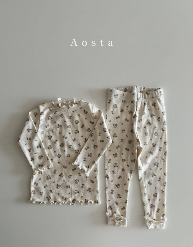 Aosta - Korean Baby Fashion - #babyoutfit - Camellia Tee - 10