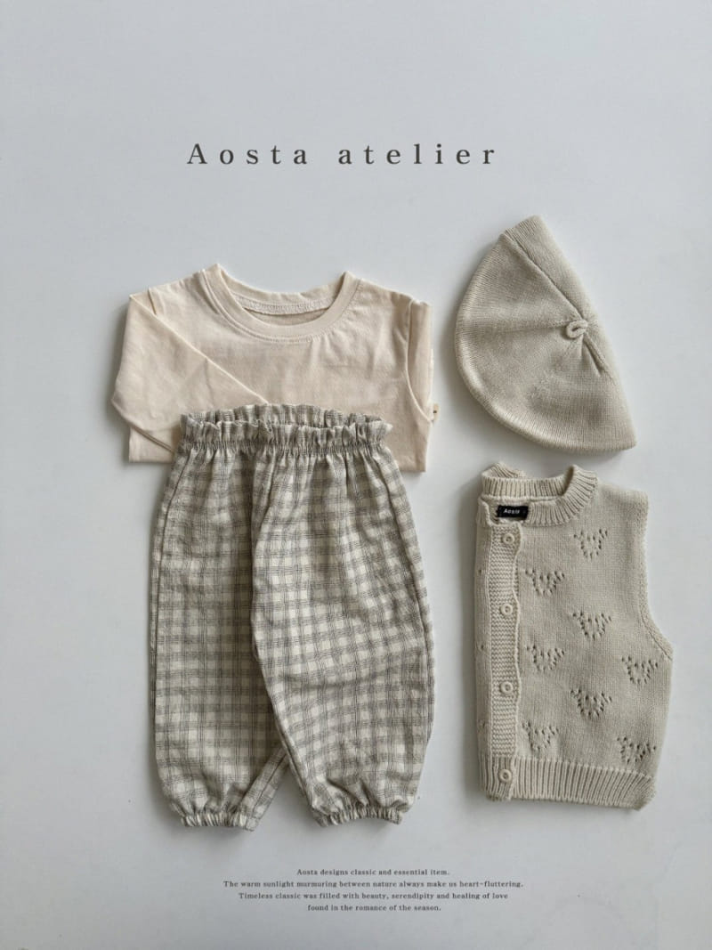 Aosta - Korean Baby Fashion - #babyoutfit - Bear Knit Vest - 6