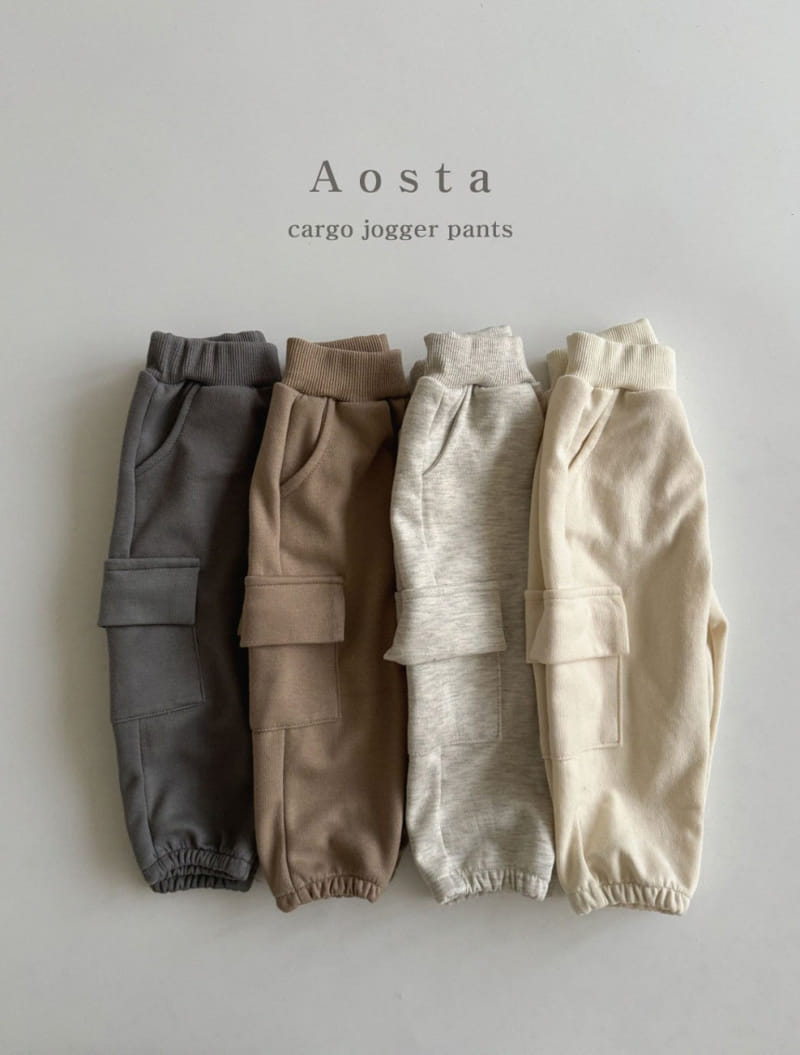 Aosta - Korean Baby Fashion - #babyoutfit - Cargo Jogger Pants