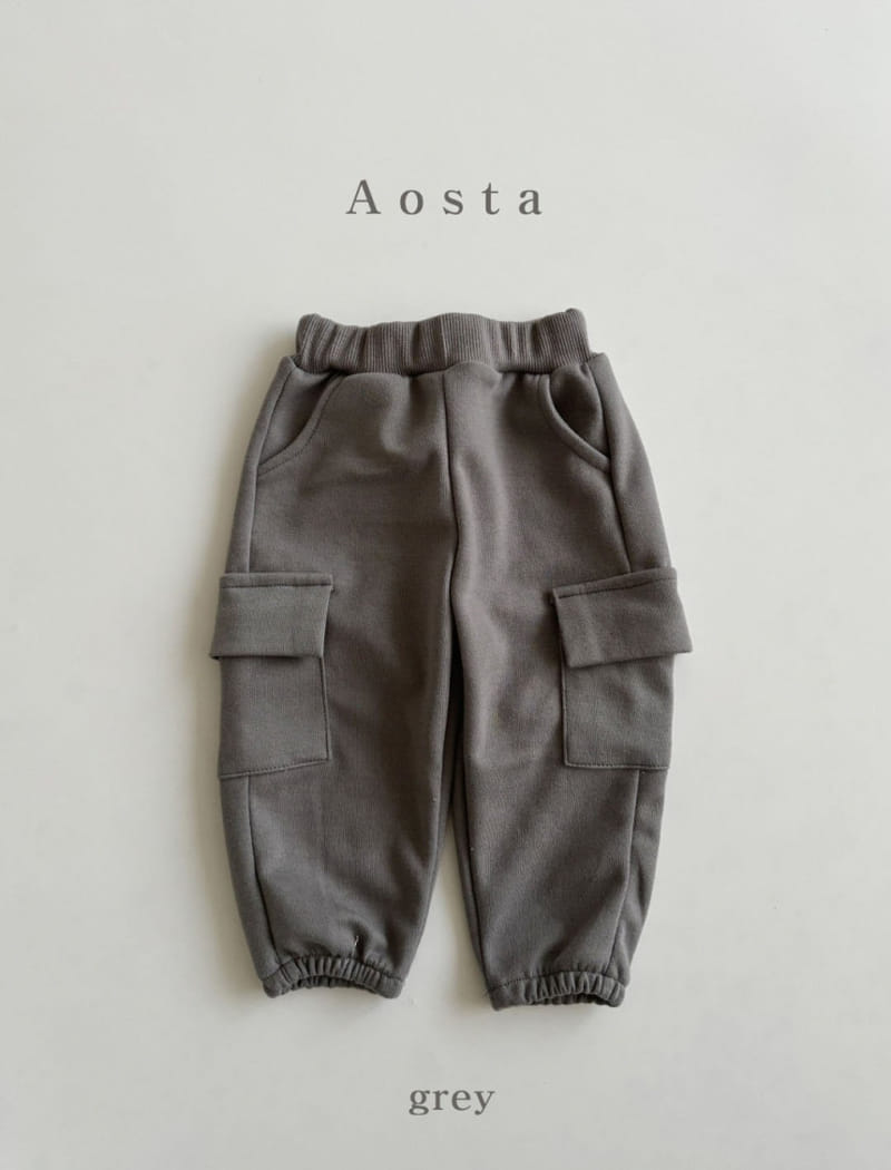 Aosta - Korean Baby Fashion - #babyoutfit - Cargo Jogger Pants - 2