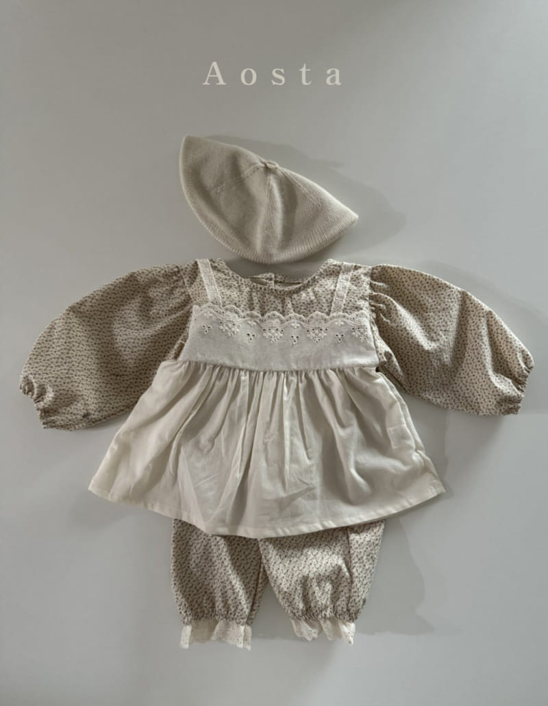 Aosta - Korean Baby Fashion - #babyoutfit - Molly Bustier Blouse - 6