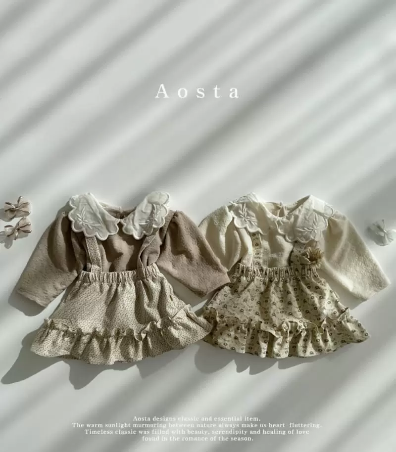 Aosta - Korean Baby Fashion - #babyoutfit - Molly Dungarees Skirt - 5