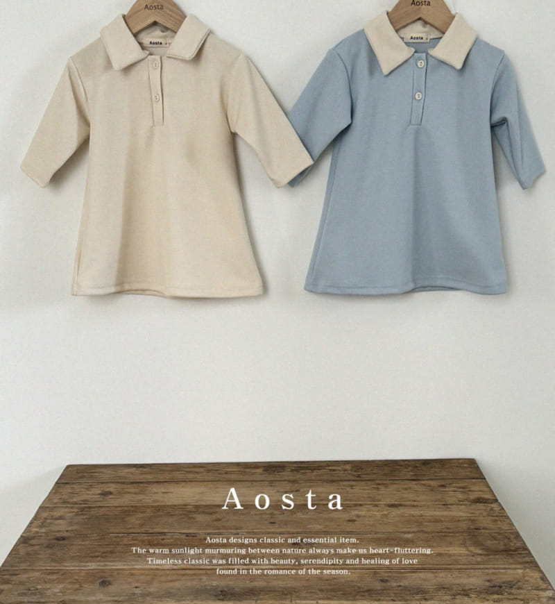 Aosta - Korean Baby Fashion - #babywear - Pk Collar One-Piece - 3
