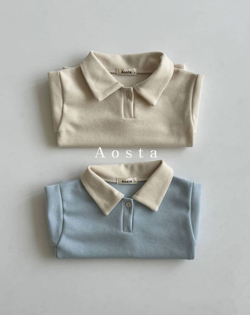 Aosta - Korean Baby Fashion - #babywear - Pk Collar Tee - 2