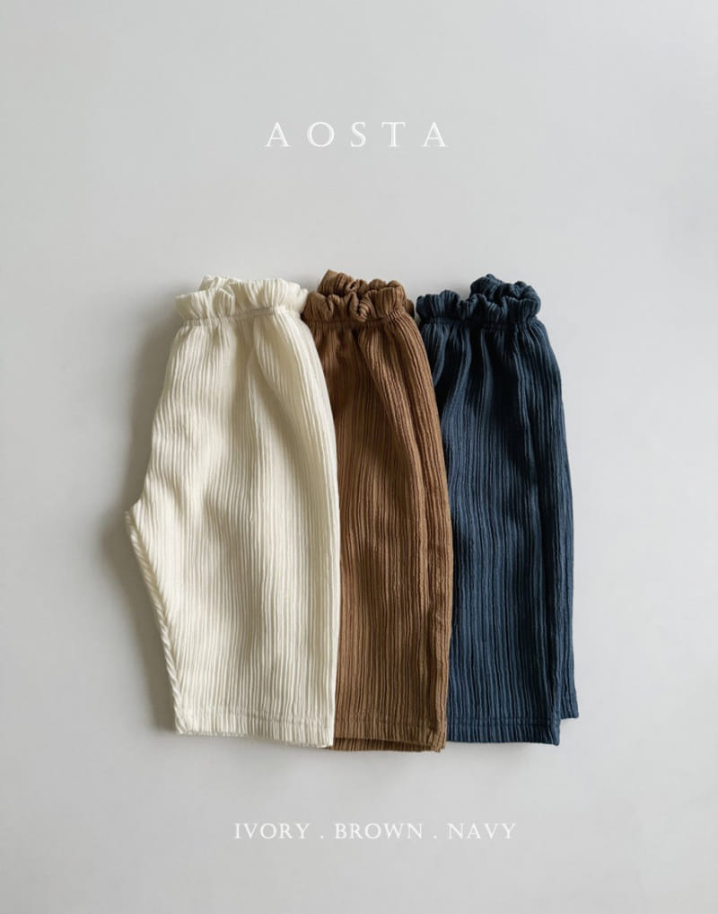 Aosta - Korean Baby Fashion - #babywear - Pleats Pants