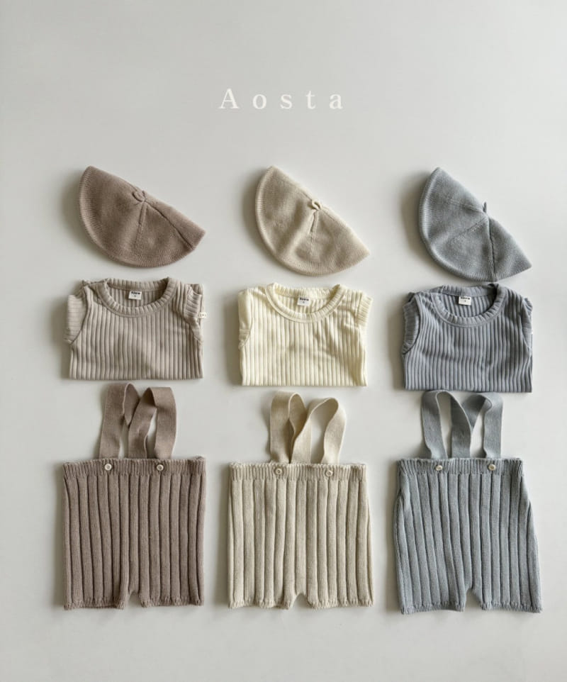 Aosta - Korean Baby Fashion - #babywear - Moist Rib Tee - 7