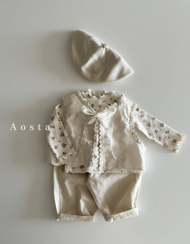 Aosta - Korean Baby Fashion - #babywear - Camellia Tee - 11