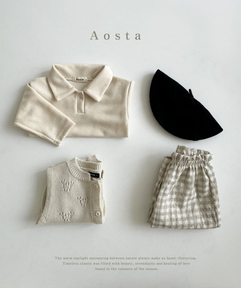 Aosta - Korean Baby Fashion - #babywear - Bear Knit Vest - 7
