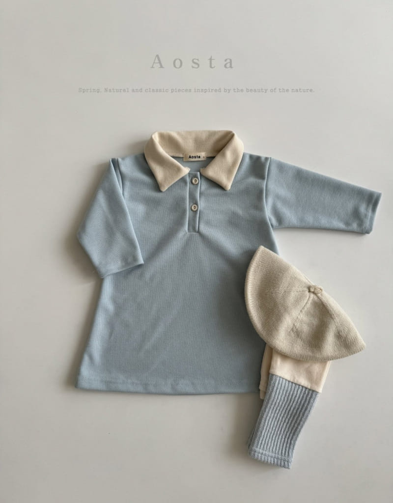 Aosta - Korean Baby Fashion - #babywear - Pk Collar One-Piece - 4