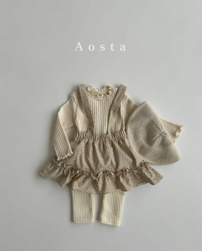 Aosta - Korean Baby Fashion - #onlinebabyboutique - Molly Dungarees Skirt - 8