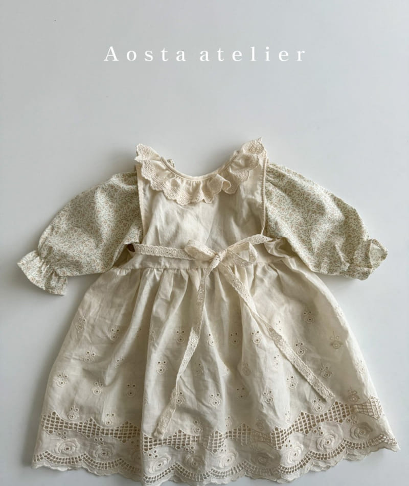 Aosta - Korean Baby Fashion - #onlinebabyshop - Frensis One-Piece