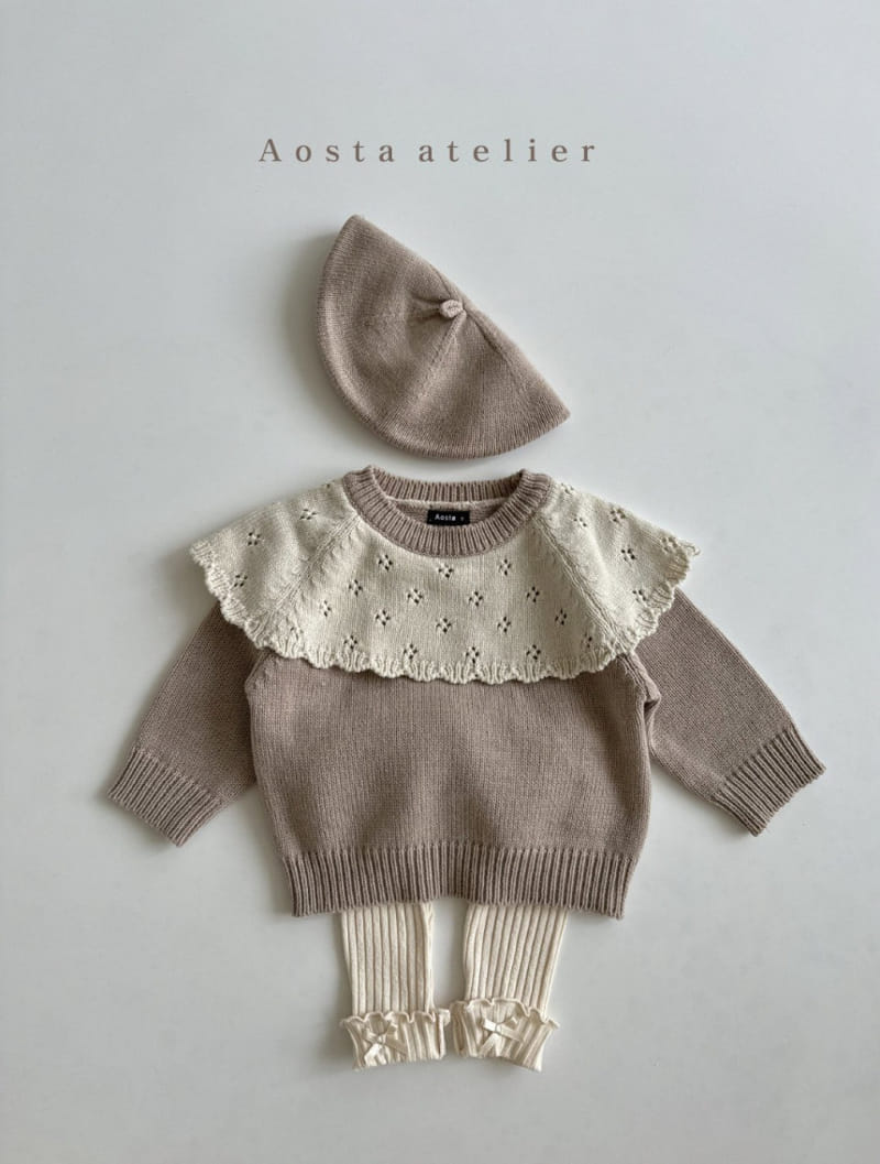 Aosta - Korean Baby Fashion - #onlinebabyshop - Cape Knit - 7