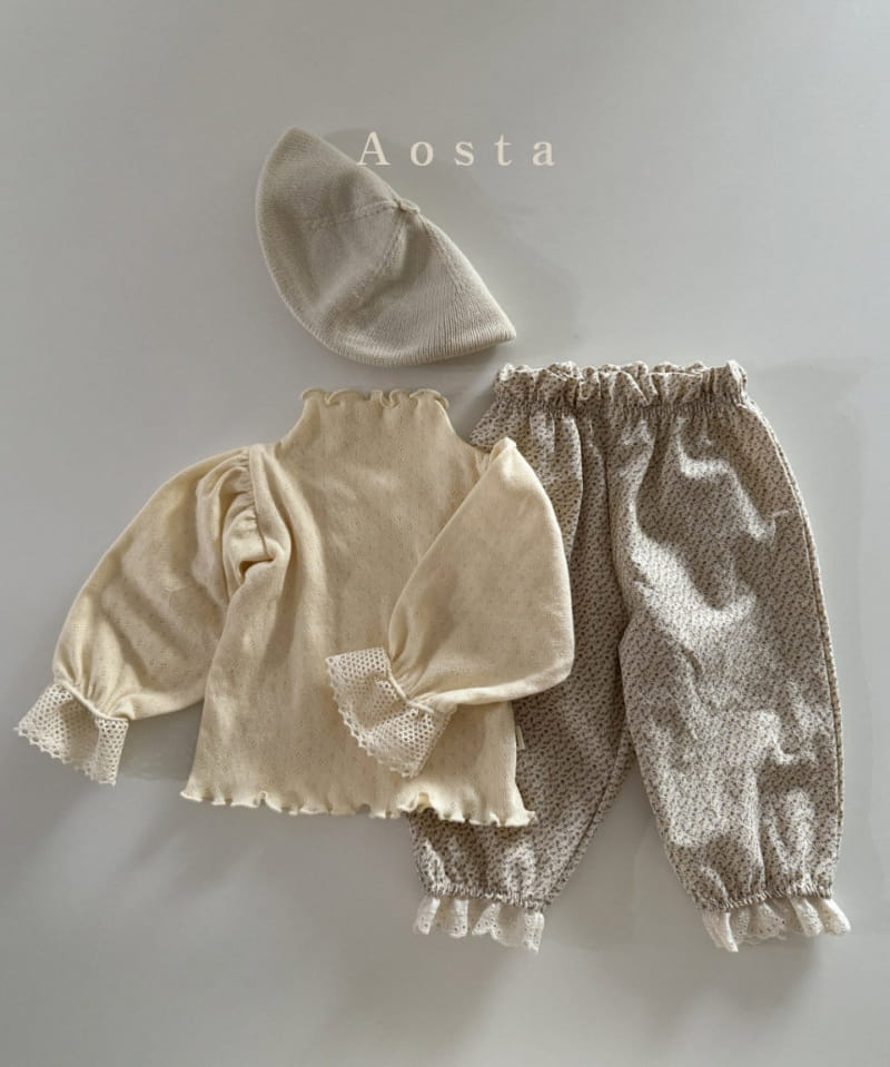 Aosta - Korean Baby Fashion - #onlinebabyshop - Molly Lace Pants - 8