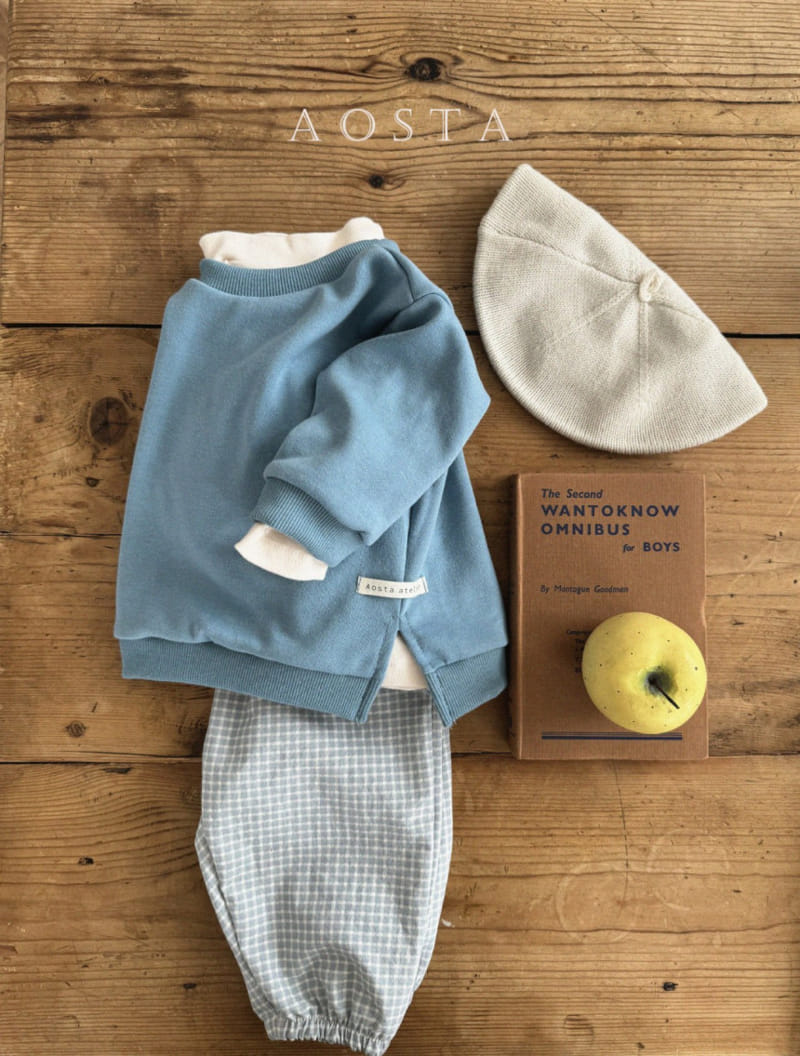 Aosta - Korean Baby Fashion - #onlinebabyboutique - Jogger Sweatshirt - 4