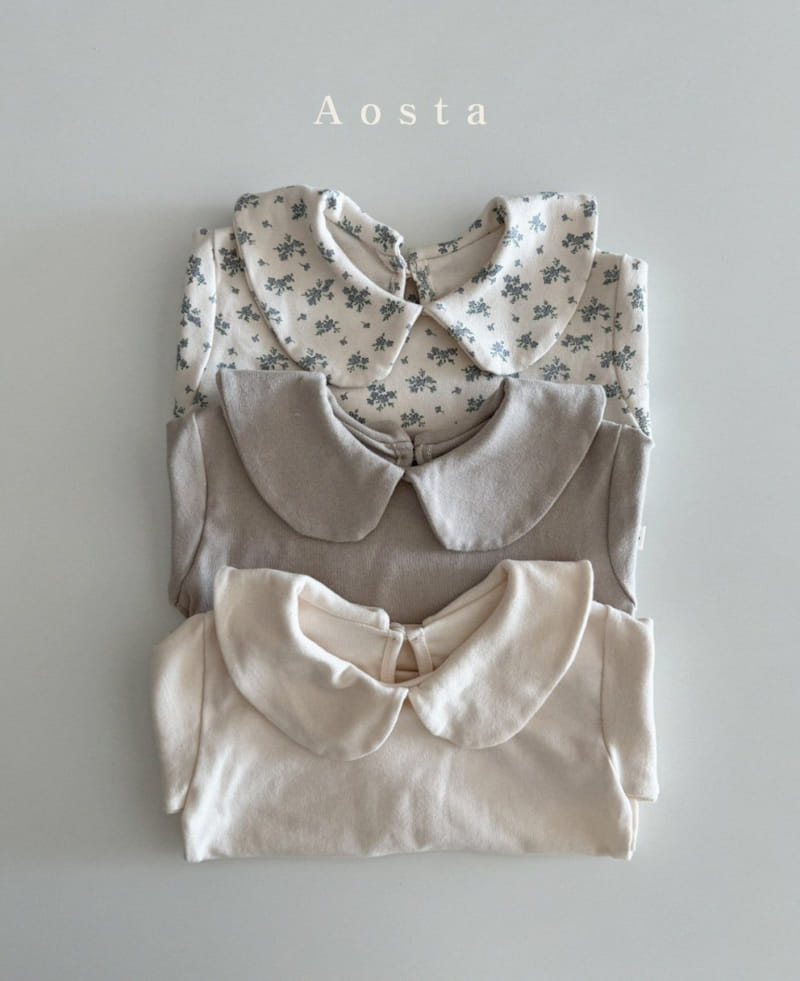 Aosta - Korean Baby Fashion - #onlinebabyshop - Circle Collar Tee