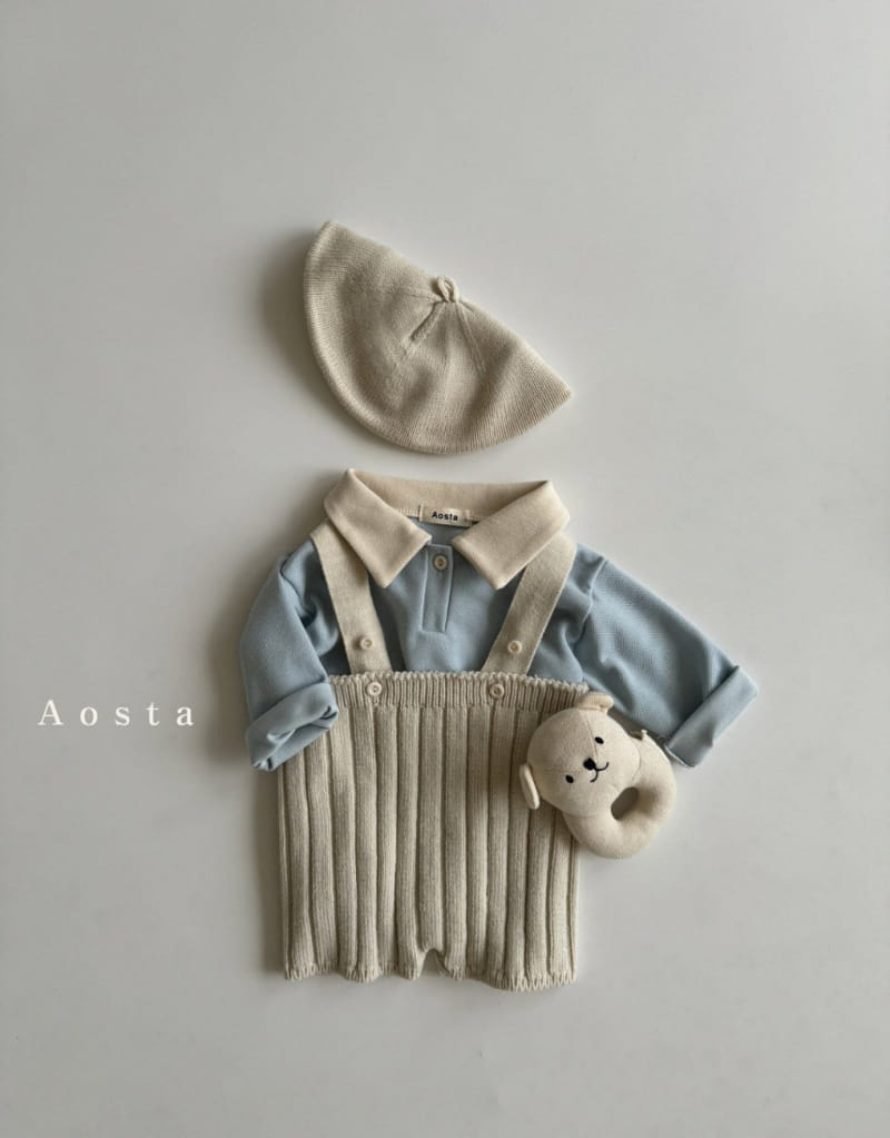 Aosta - Korean Baby Fashion - #smilingbaby - Pk Collar Tee - 5