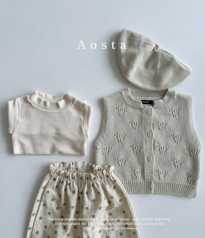 Aosta - Korean Baby Fashion - #smilingbaby - Bear Knit Vest - 10