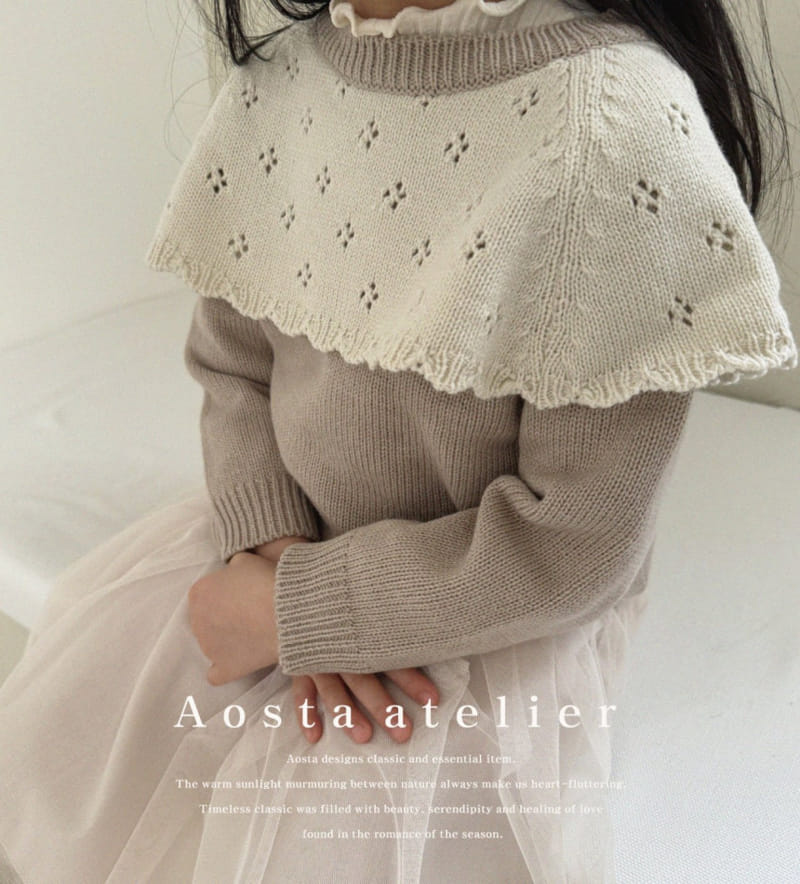 Aosta - Korean Baby Fashion - #smilingbaby - Cape Knit - 8