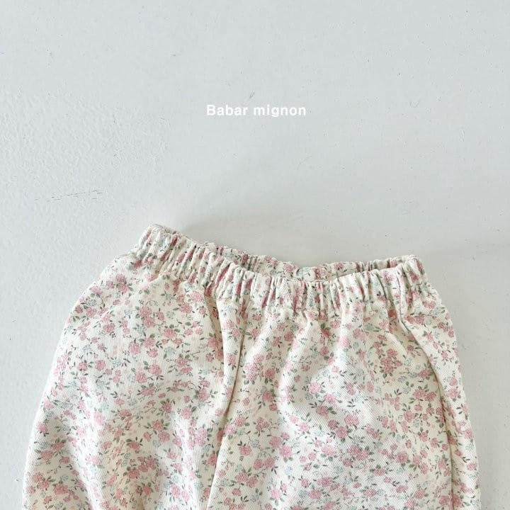 Babar Mignon - Korean Children Fashion - #Kfashion4kids - Small Flower Pants - 8