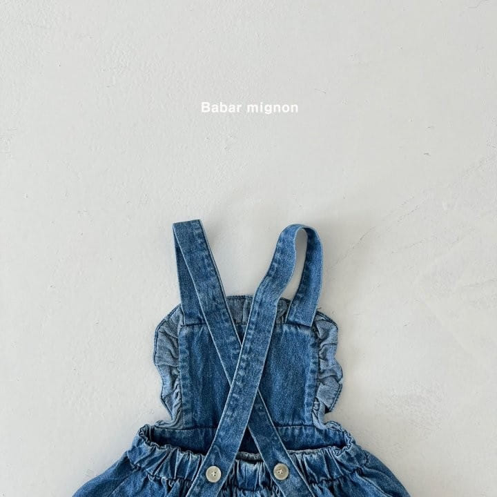 Babar Mignon - Korean Children Fashion - #childrensboutique - Flower Dungarees Skirt - 8