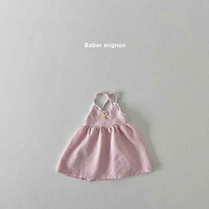 Babar Mignon - Korean Children Fashion - #designkidswear - Ribbon Lace One-Piece - 11