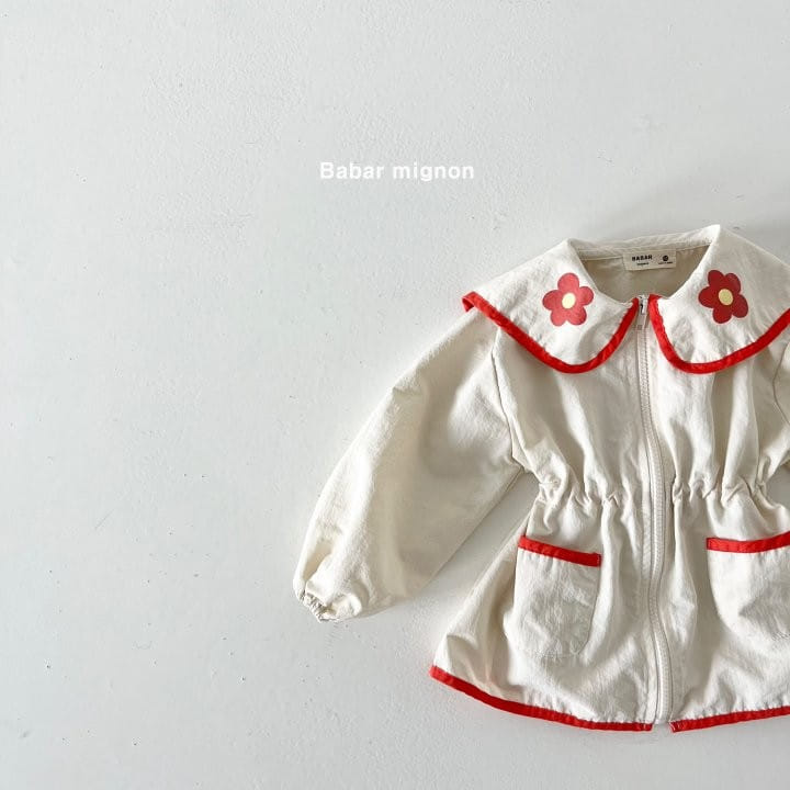 Babar Mignon - Korean Children Fashion - #discoveringself - Daisy Windbreak - 9