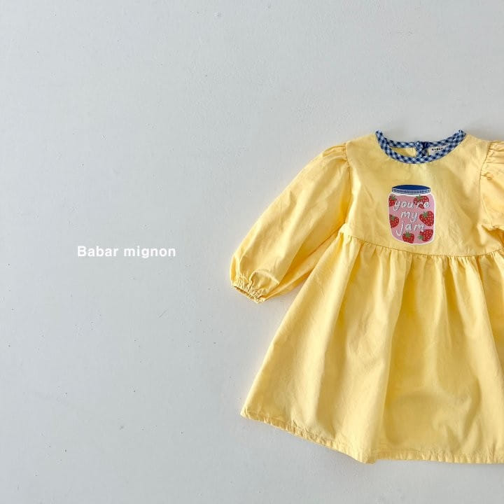 Babar Mignon - Korean Children Fashion - #fashionkids - Strawberry Jam One-Piece - 11