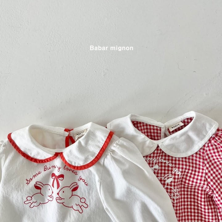 Babar Mignon - Korean Children Fashion - #Kfashion4kids - Two Rabbit Blouse - 4