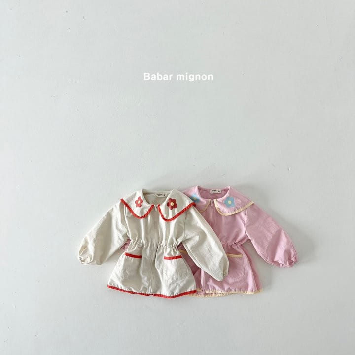 Babar Mignon - Korean Children Fashion - #littlefashionista - Daisy Windbreak