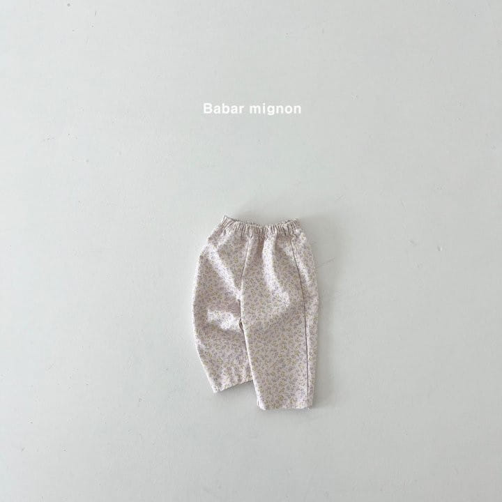 Babar Mignon - Korean Children Fashion - #littlefashionista - Small Flower Pants - 9