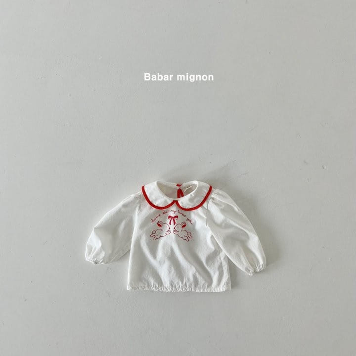 Babar Mignon - Korean Children Fashion - #magicofchildhood - Two Rabbit Blouse - 5