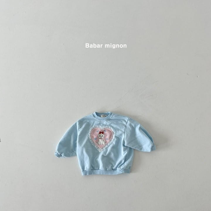 Babar Mignon - Korean Children Fashion - #magicofchildhood - Lace Cat Sweatshirt - 9