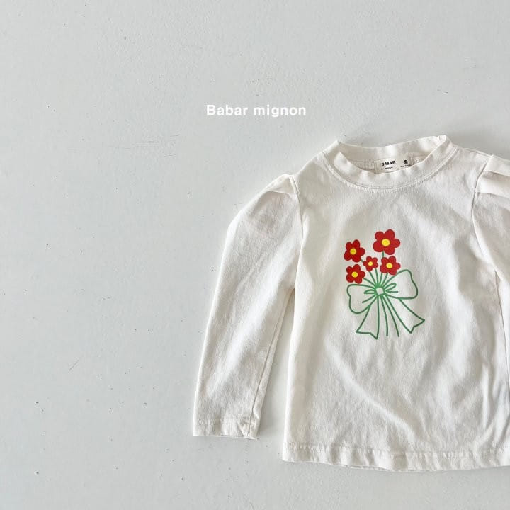 Babar Mignon - Korean Children Fashion - #minifashionista - Flower Garden Puff Tee - 7