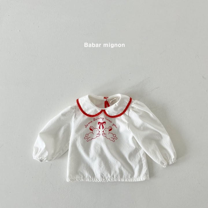 Babar Mignon - Korean Children Fashion - #minifashionista - Two Rabbit Blouse - 6