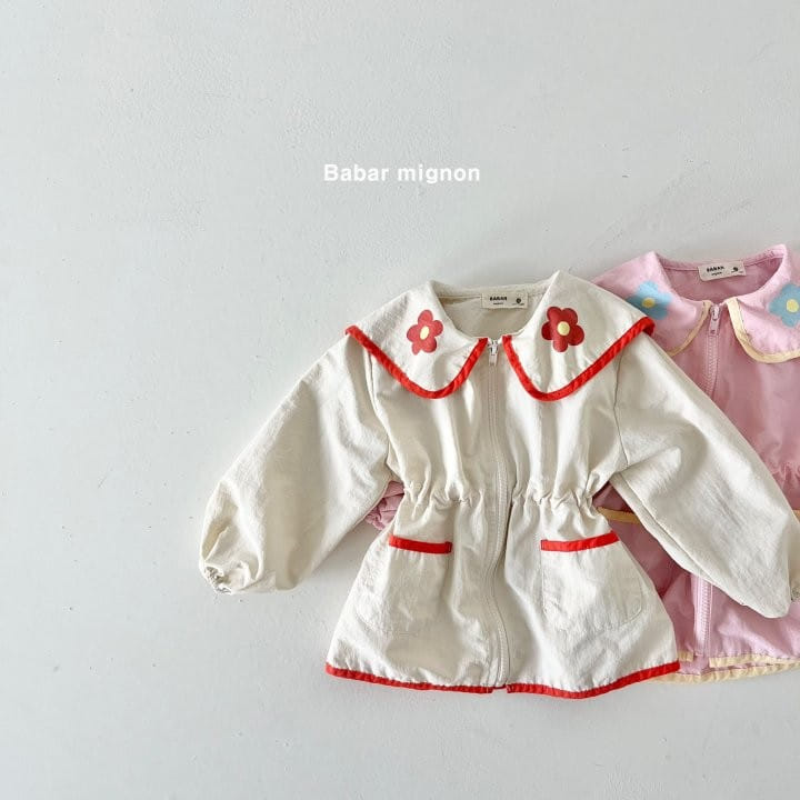 Babar Mignon - Korean Children Fashion - #minifashionista - Daisy Windbreak - 3