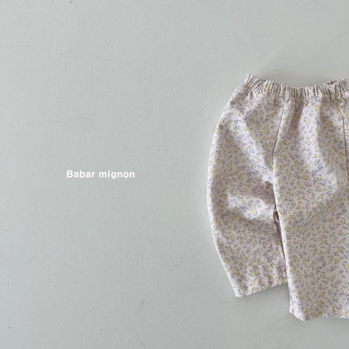 Babar Mignon - Korean Children Fashion - #minifashionista - Small Flower Pants - 11