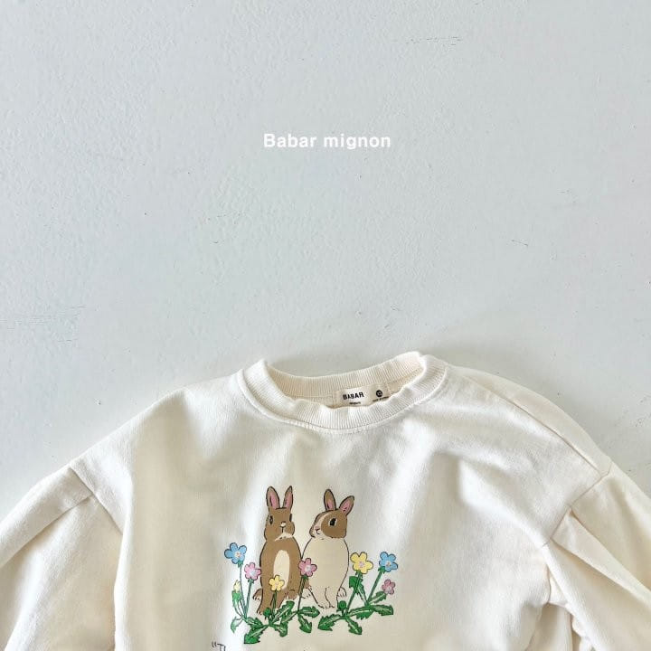 Babar Mignon - Korean Children Fashion - #minifashionista - Bunny Frill Sweatshirt - 8