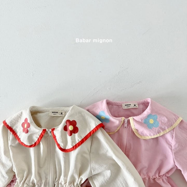 Babar Mignon - Korean Children Fashion - #minifashionista - Daisy Windbreak - 4